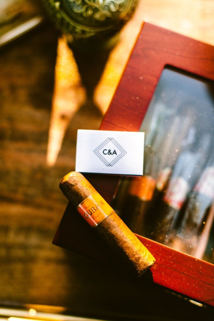 Custom Matchbook and Cigar