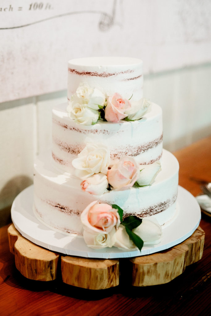 Wedding Cake Provided by Portos Bakery