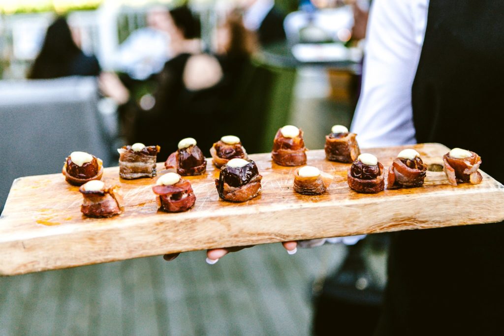 Bacon Wrapped Dates Wedding Hors d'oeuvres
