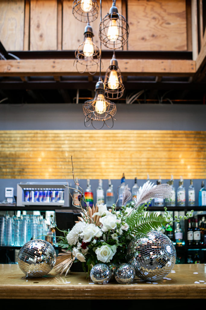 New Year's Eve Bar with Disco Balls | At The Top Long Beach