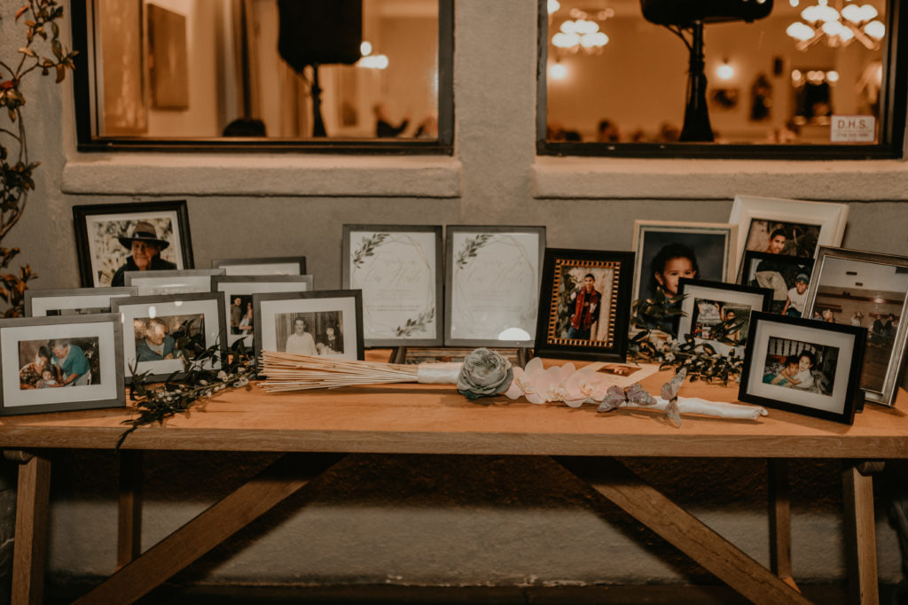 Memorial Table for Wedding at The Harper in Costa Mesa